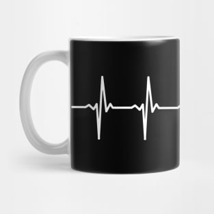 Trumpet Heartbeat Gift For Trumpeters & Trumpet Players Mug